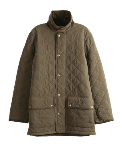 Barbour Diamondquilted Standcollar Jacket In Green