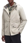 Barbour Hooded Domus Jacket In Mist