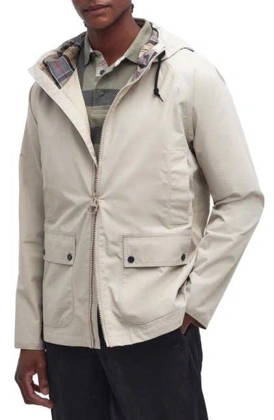 Barbour Hooded Domus Jacket In Mist