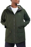Barbour Domus Hooded Jacket In Sage/classic