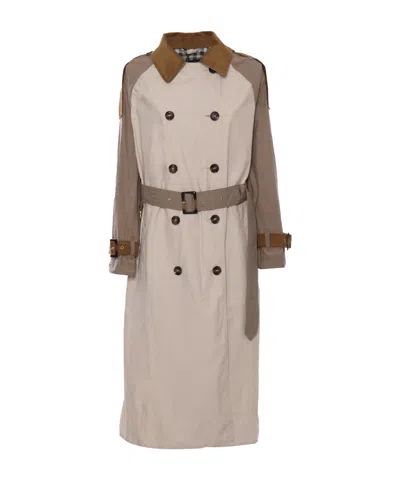 BARBOUR DOUBLE-BREASTED TRENCH COAT