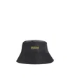 Barbour Double-sided Fisherman's Hat With Logo In Black
