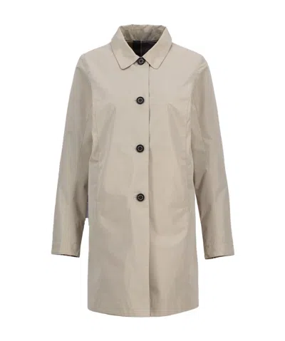 BARBOUR BARBOUR STRAIGHT HEM BUTTONED COAT