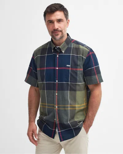 Barbour Douglas Tartan Mens Shirt In Blue