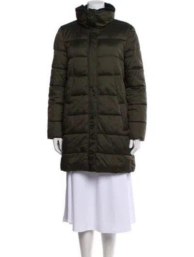 Pre-owned Barbour Down Jacket In Green