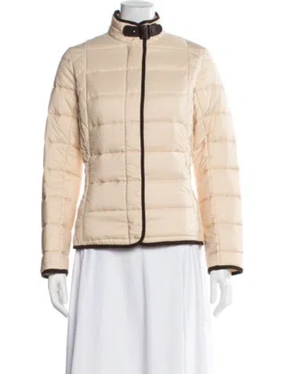Pre-owned Barbour Down Jacket In Neutral