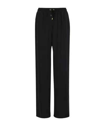 Barbour Drawstring Casual Pants In Black