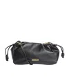 Barbour Drawstringclosure Leather Bag In Black