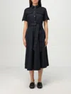 Barbour Ivy Belted Waist Midi Dress With Pockets