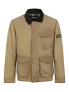 Barbour Drifter Wax Jacket In Brown
