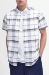 Barbour Dudley Plaid Short Sleeve Cotton Button-up Shirt