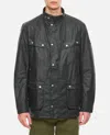 Barbour Tourer Duke Waxed Jacket In Black