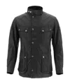 Barbour Duke Wax Jacket In Black