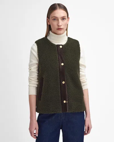 Barbour Dulsie Womens Liner In Green