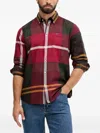 Barbour Dunoon Check-pattern Shirt In Red