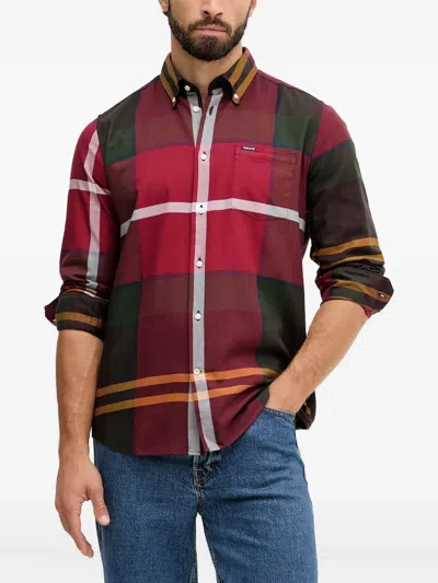 Barbour Dunoon Check-pattern Shirt In Red