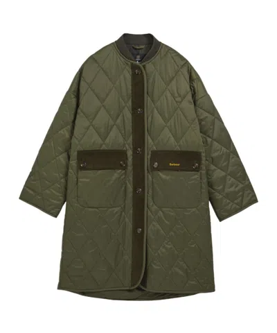 Barbour Dunswell Quilted Jacket In Green