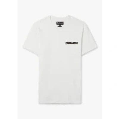 Barbour Durness Pocket T-shirt In White
