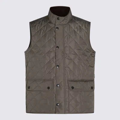 Barbour Dusty Olive New Lowerdale Gilet Casual Jacket In Green