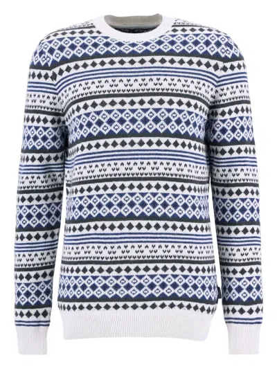Barbour Easdale Jumper In Blue