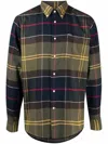 Barbour Edderton Tailored Fit Shirt In Yellow