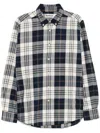 Barbour Edgar Tailored Long Sleeve Button Down Shirt In Blue