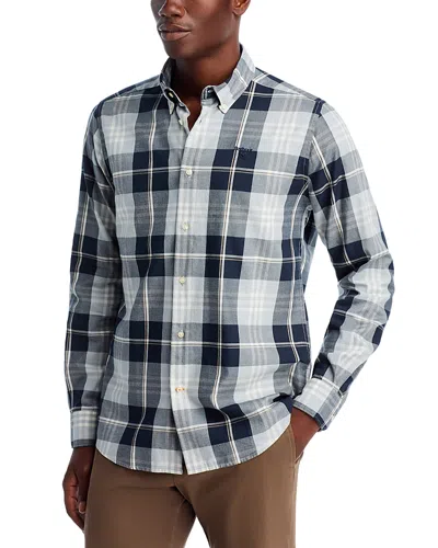 Barbour Edgar Tailored Check Shirt In Blue