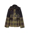 Barbour Elaine Showerproof Jacket Hood In Green
