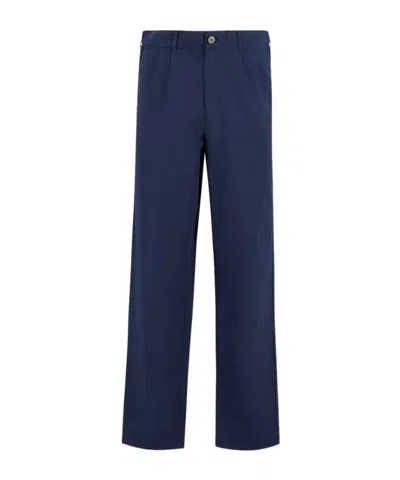 Barbour Elastic Waist Trousers In Blue