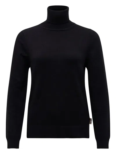 Barbour Elbow-patch Sweater In Black