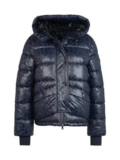 Barbour Printed Vienna Quilted Jacket In Blue