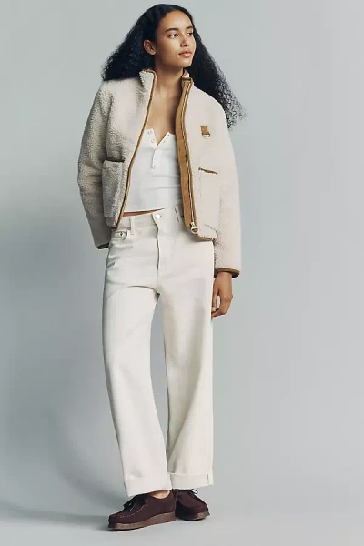 Barbour Elenora Fleece Jacket In White
