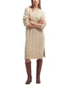Barbour Elisha Sweater Dress In Pepper Brown