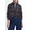 Barbour Elishaw Relaxed Fit Check Button-up Shirt In Blue