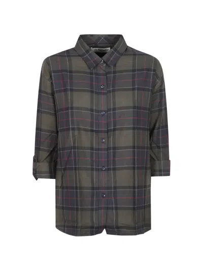 Barbour Relaxed Fit Long-sleeved Check Cotton Shirt In Multi