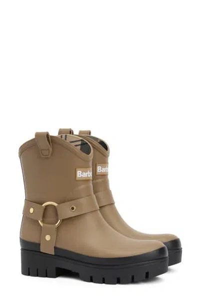 Barbour Elley Harness Rain Boot In Military