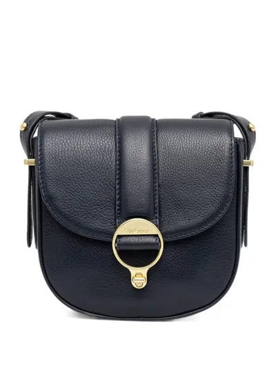 Barbour Elm Leather Crossbody Bag In Black