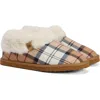 Barbour Eloise Faux Fur Lined Scuff Slipper In Multi