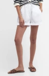 Barbour Elsden Tie Waist Shorts In White