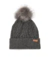 BARBOUR ELSDON CABLE-KNIT BEANIE