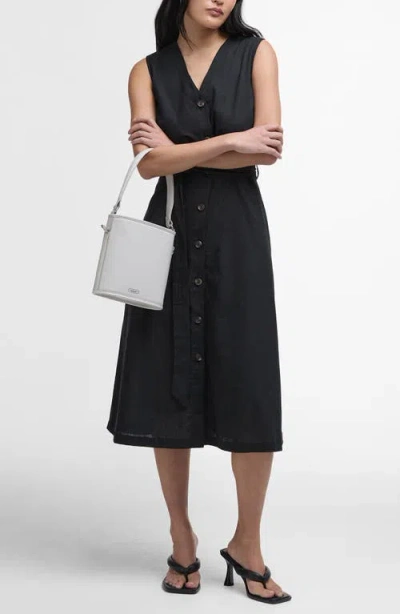 Barbour Elsie Midi Dress In Black
