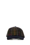 Barbour X Paul Smith Tartan Adjustable Baseball Cap In Black