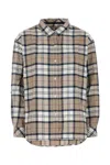 Barbour Embroidered Flannel Shirt With Long Cuffed Sleeves In Multi