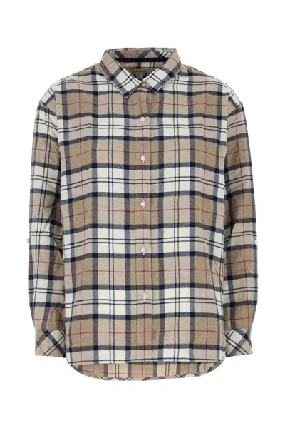 BARBOUR EMBROIDERED FLANNEL SHIRT