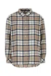 Barbour Embroidered Flannel Shirt In White
