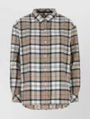 Barbour Embroidered Flannel Shirt With Long Cuffed Sleeves In Multi