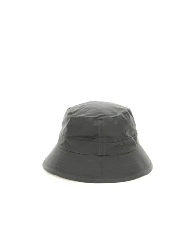Barbour Embroidered-logo Bucket Hat In Black