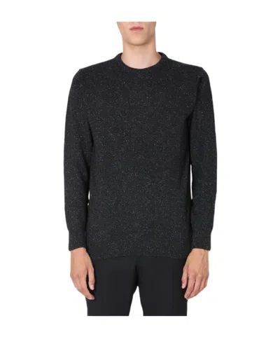 Barbour Embroidered Logo Jumper In Black