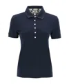 Barbour Embroidered-logo Short-sleeve Polo Top In Navy
