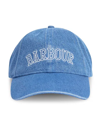 Barbour Emily Denim Cap In Blue